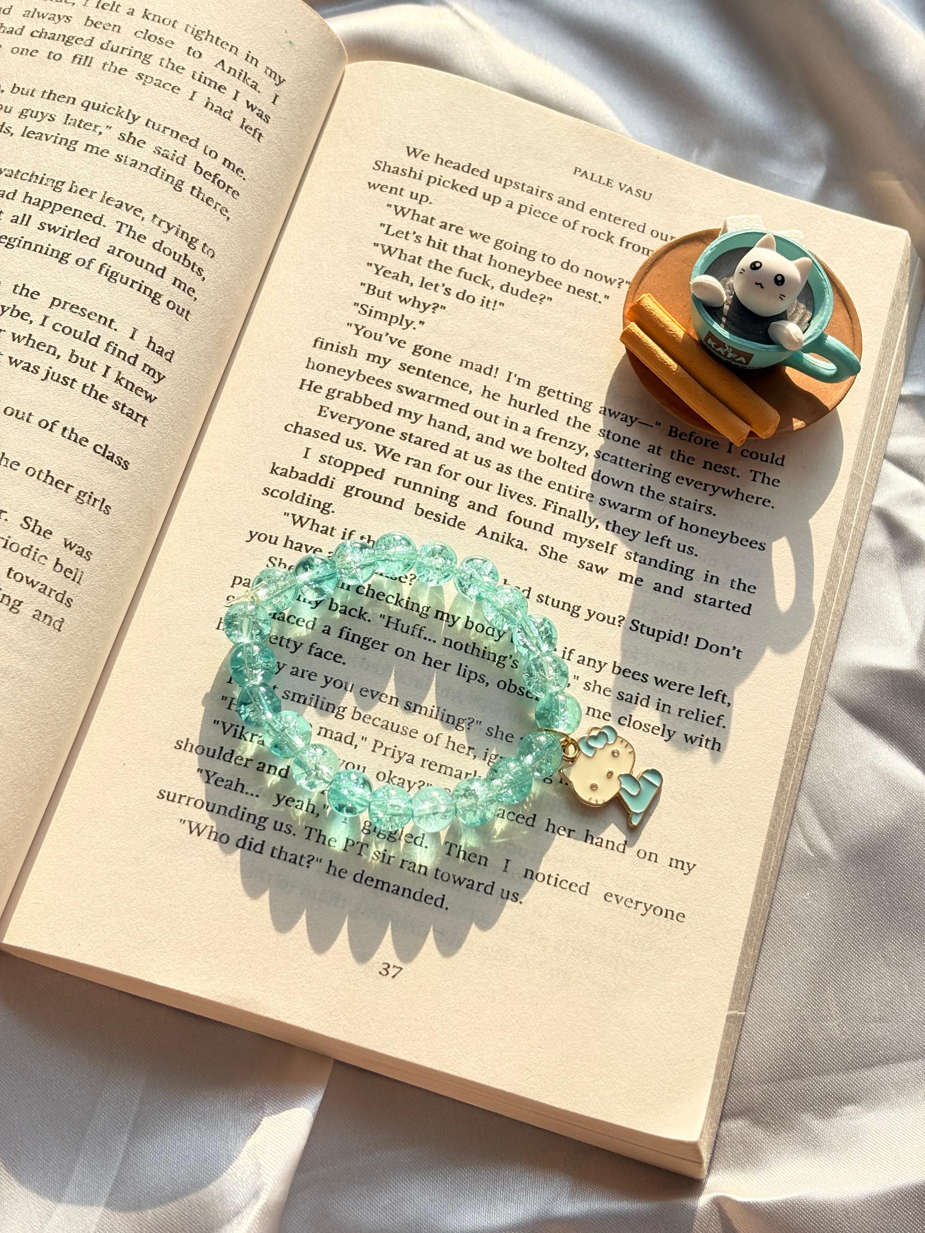 blue crystal bracelet - Thumbnail 2