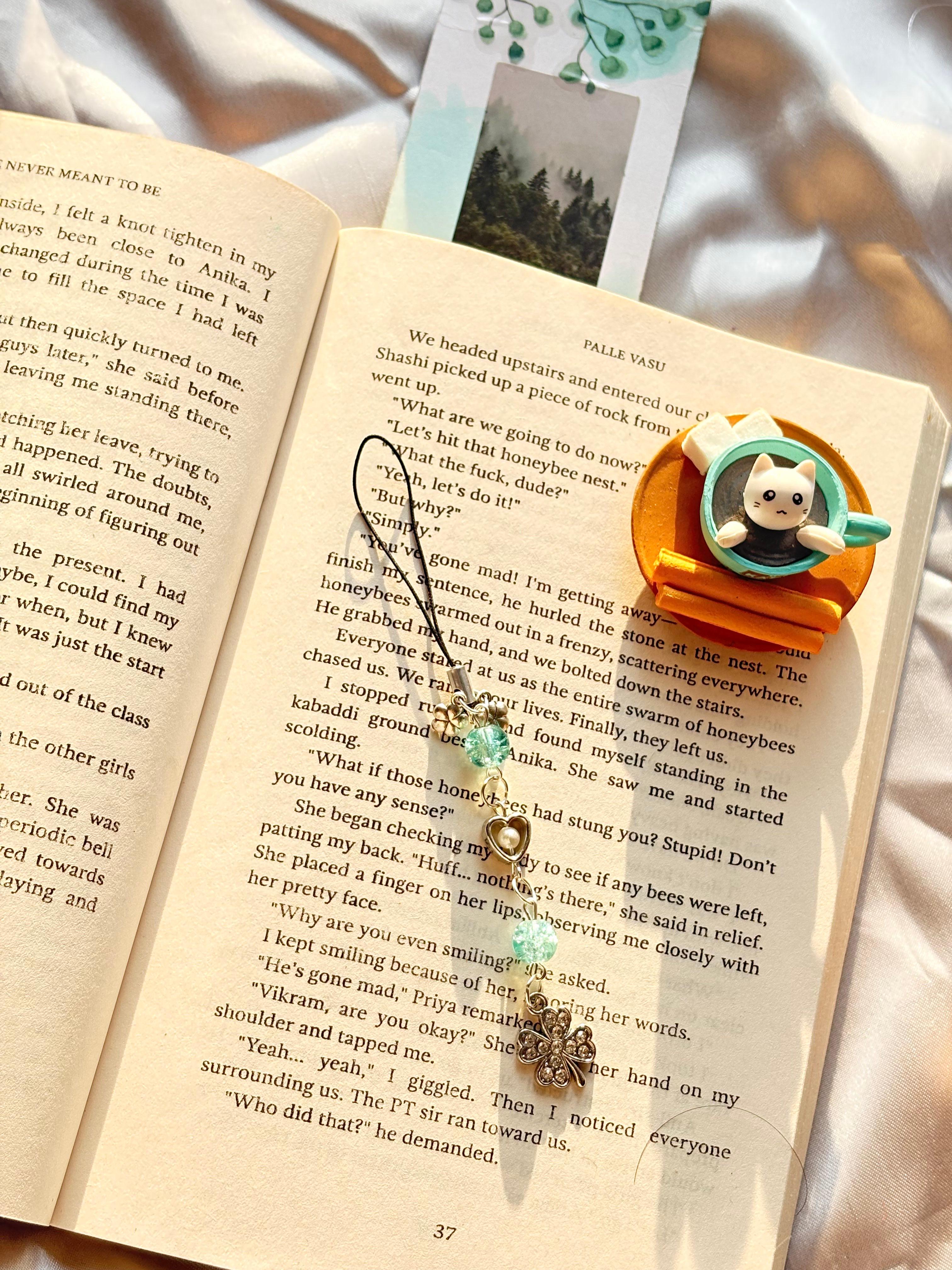 crystal blue phone charm - Thumbnail 2