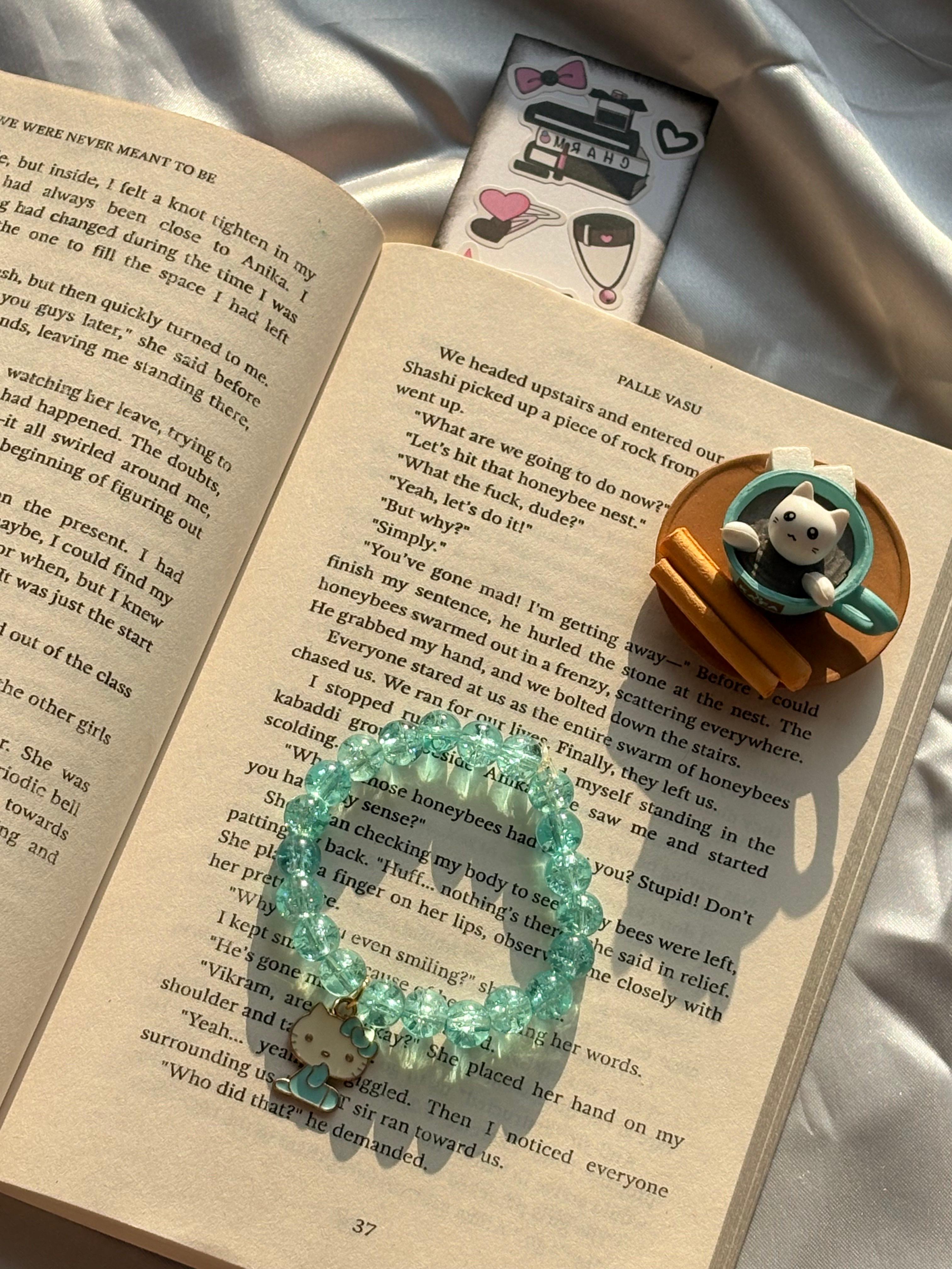 blue crystal bracelet - Image 1